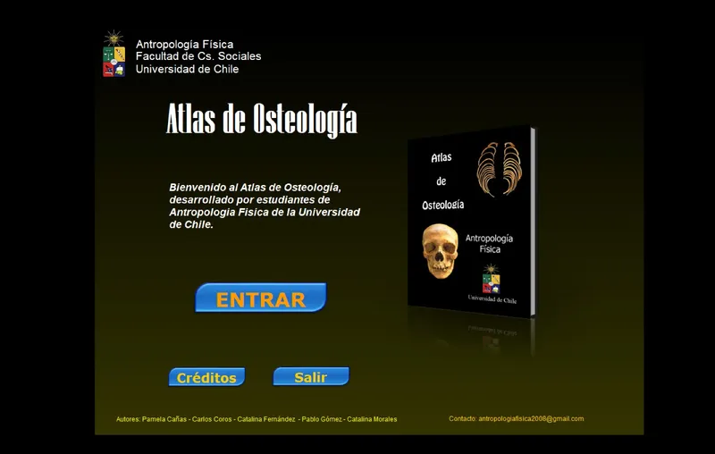 Vista de Atlas de osteología (FACSO)